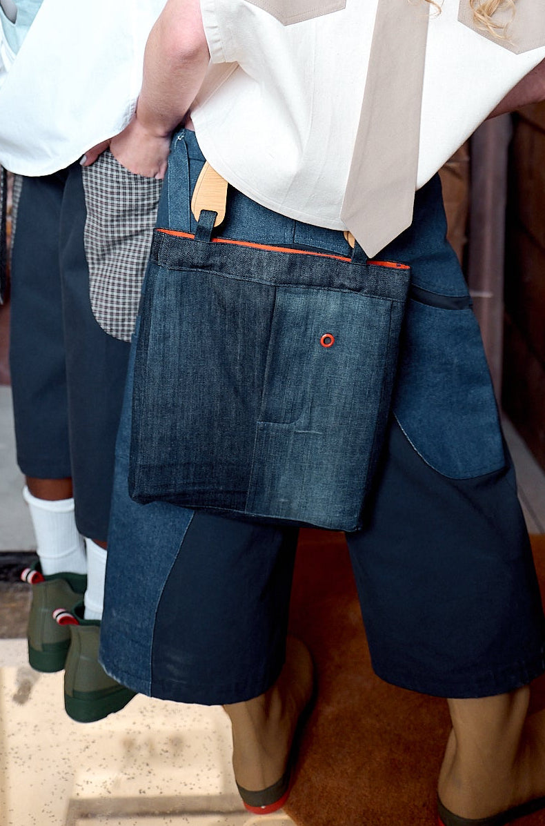 Made-To-Order ironwire Pants Purse