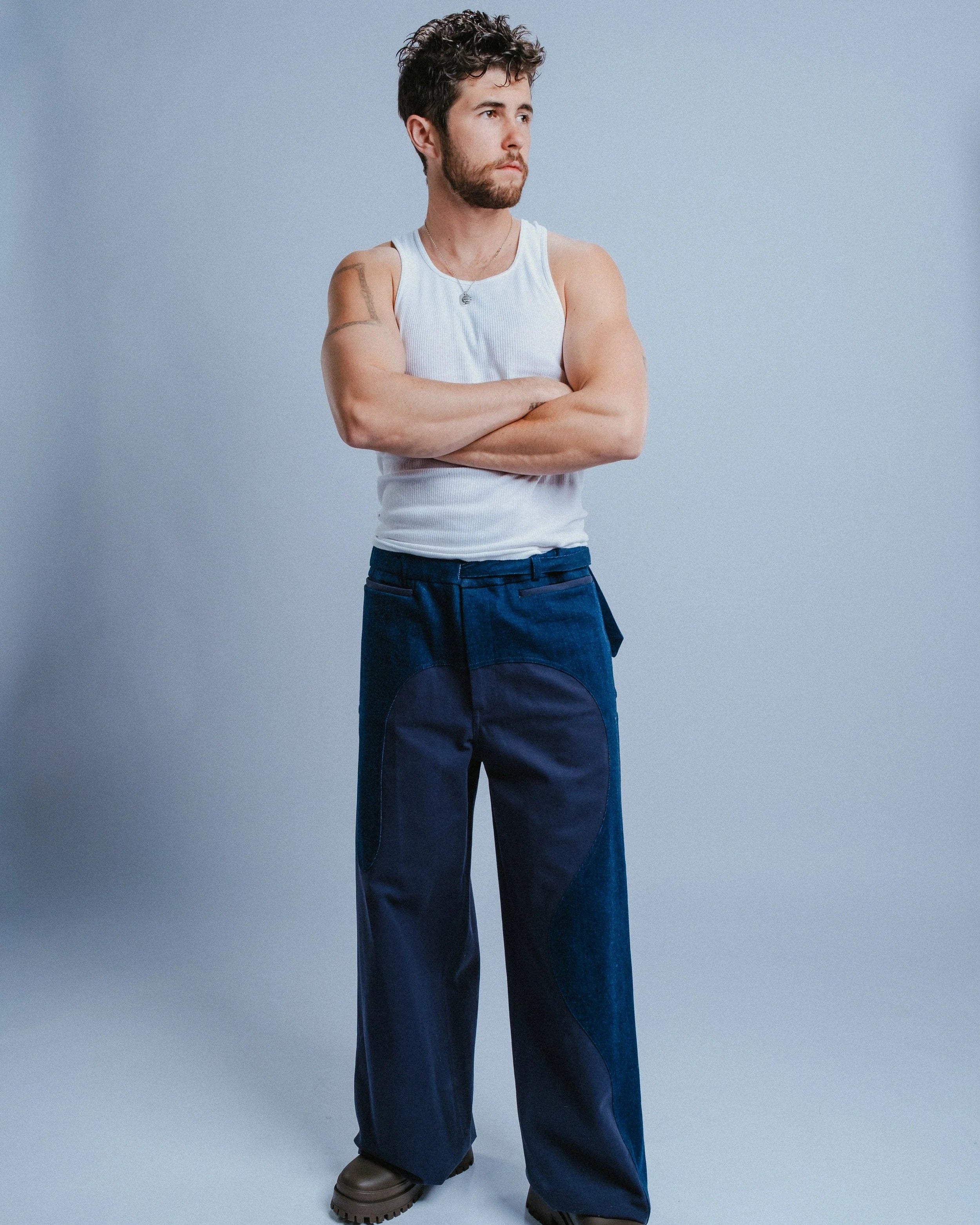 The Dark Wash Denim Pair